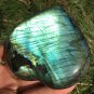 346g Natural Labradorite Love heart Crystal Rough Polished From Madagascar LC30