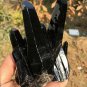 609g Natural beautiful smoky black quartz cluster crystal specimen healing JQ38
