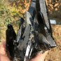 609g Natural beautiful smoky black quartz cluster crystal specimen healing JQ38