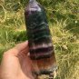 1143g RARE HUGE NATURAL Blue Fluorite Quartz Crystal point Healing Y3
