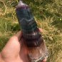 1143g RARE HUGE NATURAL Blue Fluorite Quartz Crystal point Healing Y3