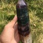 1143g RARE HUGE NATURAL Blue Fluorite Quartz Crystal point Healing Y3