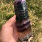1143g RARE HUGE NATURAL Blue Fluorite Quartz Crystal point Healing Y3
