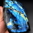 1528g Natural Labradorite Crystal Rough Polished From Madagascar  LQ24