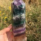 1086g RARE HUGE NATURAL Blue Fluorite Quartz Crystal point Healing  Y9