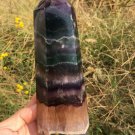 1054g RARE HUGE NATURAL Blue Fluorite Quartz Crystal point Healing  Y8