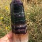1054g RARE HUGE NATURAL Blue Fluorite Quartz Crystal point Healing  Y8