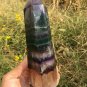 1054g RARE HUGE NATURAL Blue Fluorite Quartz Crystal point Healing  Y8