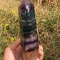1054g RARE HUGE NATURAL Blue Fluorite Quartz Crystal point Healing  Y8
