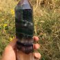 1054g RARE HUGE NATURAL Blue Fluorite Quartz Crystal point Healing  Y8