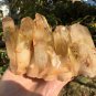1372g Natural smoky citrine quartz cluster crystal specimen healing JC61