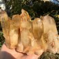 1372g Natural smoky citrine quartz cluster crystal specimen healing JC61