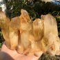 1372g Natural smoky citrine quartz cluster crystal specimen healing JC61