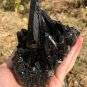 808g Natural beautiful smoky black quartz cluster crystal specimen healing JQ49