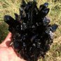 1322g Natural smoky black quartz cluster crystal specimen healing JQ16