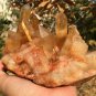 1602g Natural smoky citrine quartz cluster crystal specimen healing JC50