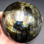 1106g Natural beautiful Labradorite ball Crystal Polished From Madagascar LQ10