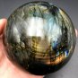1106g Natural beautiful Labradorite ball Crystal Polished From Madagascar LQ10