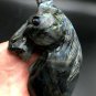 535.1g Natural Labradorite Hand sculpture horse Crystal Rough Polished
