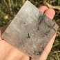 135g Large Natural beautiful tourmaline Quartz Crystal Pyramid Healing #ZH41