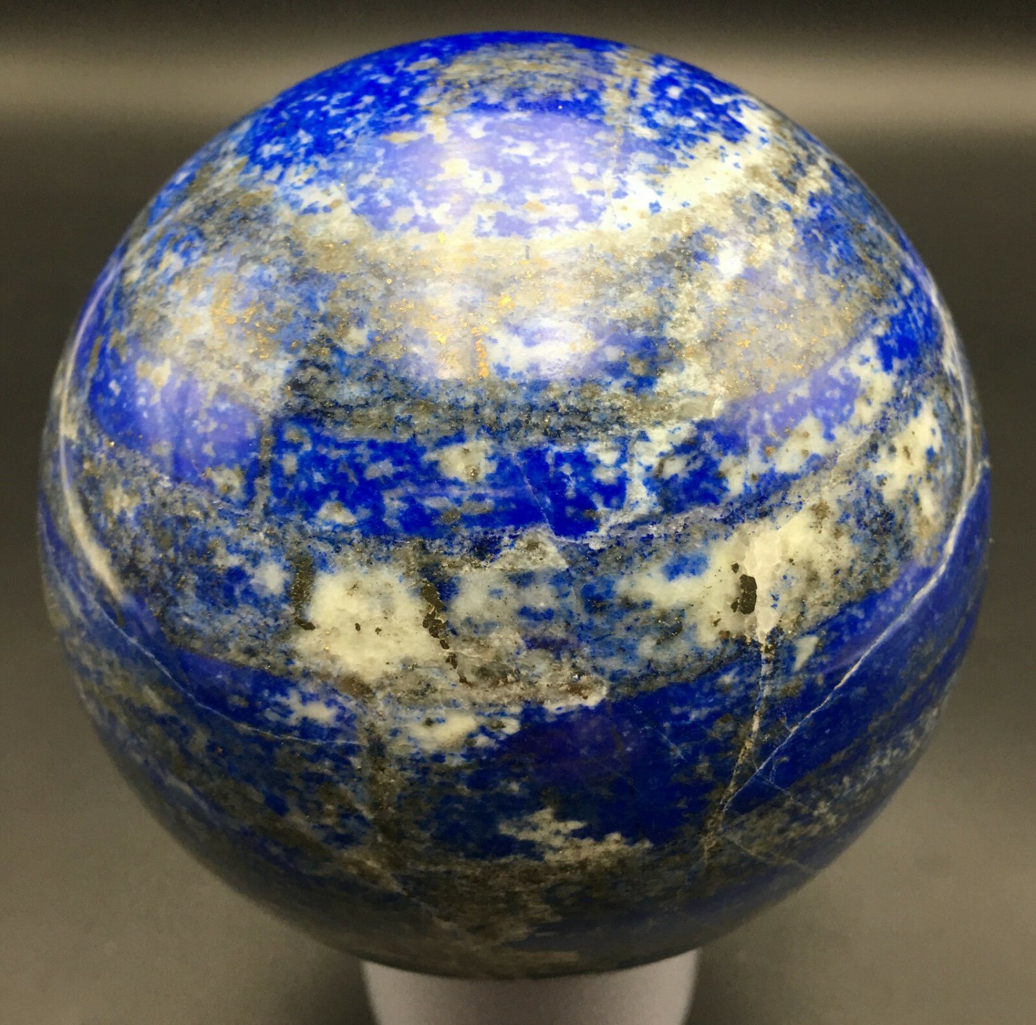 1748g Natural beautiful lapis lazuli ball Crystal Polished From Madagascar ZH10