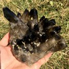 986g Natural smoky citrine quartz cluster crystal specimen healing JC4