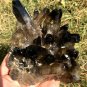 986g Natural smoky citrine quartz cluster crystal specimen healing JC4