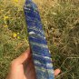 1200g Natural lapis lazuli Quartz Obelisk Crystal Wand Point Healing #ZH33