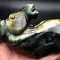 788.5g Natural Labradorite Hand sculpture horse Crystal Rough Polished