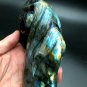 788.5g Natural Labradorite Hand sculpture horse Crystal Rough Polished