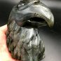 801.3g Natural Labradorite Hand sculpture eagle Crystal Rough Polished