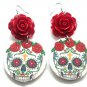 Sugar Skull Earrings - FREE SHIPPING