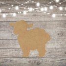 Unfinished Wood Lamb / Sheep Cutout Unfinished Wood Lamb / Sheep Cutout