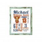 Tigger Birth Announcement