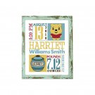 Winnie the Pooh Birth Announcement
