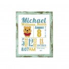 Winnie the Pooh Birth Announcement 2