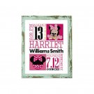 Minnie Birth Announcement