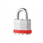 mr.NO LP40 RED Laminated Padlock 1-1/2â