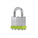 mr.NO LP40 LIME GREEN Laminated Padlock 1-1/2”