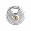 mr.NO PATENTED Stainless Steel High Security DE70 Disc Padlock 2-3/4"
