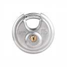mr.NO PATENTED ANTI-PICK (w/ side pin) Stainless Steel DS70 Disc Padlock 2-3/4"