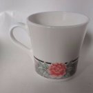 Silk and roses corning corelle Coffee mug made in USA