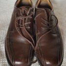 mens dockers ProStyle brown 11W lace up shoes leather upper