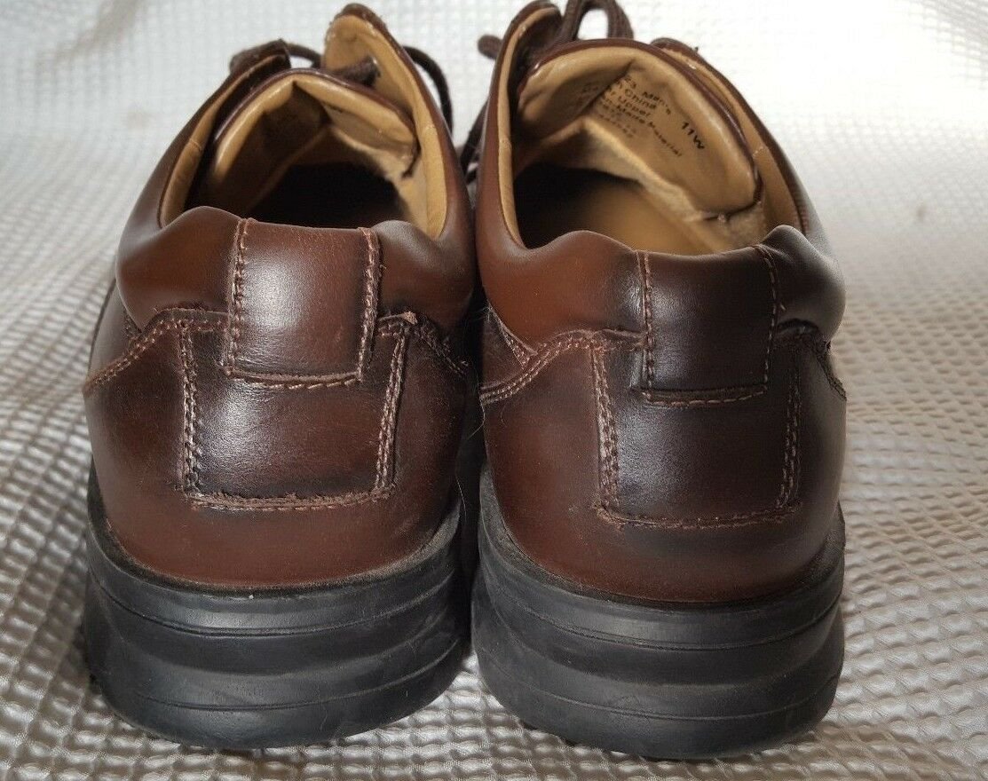 mens dockers ProStyle brown 11W lace up shoes leather upper