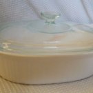 corningware french white 2.8L casserole dish with pyrex lid