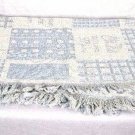 Baby Boy Double Weave Blue 100% Cotton Throw Made in USA - "Little Angel Boy"