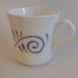 Corelle Corning Oceanview coffee mug Blue spiral