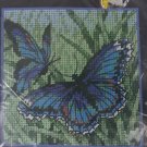 Dimensions #7183 Butterfly Duo Needlepoint Kit  1998  Blue butterflies