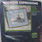 Creative Expression 3839 A WATCH FROM THE SHORE Needlepoint kit 16 x 12" 1982