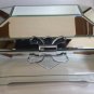 Beveled mirrored keepsake box large home decor blue velvet interior trinket